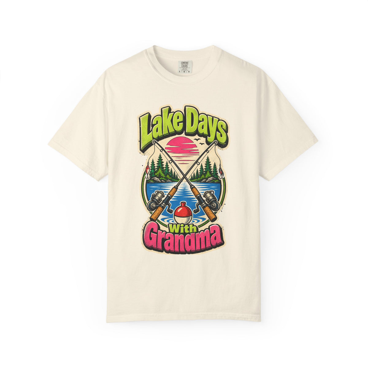 Lake Days With Grandma Fishing Shirt – Grandma Fishing Gift, Lake Life T-Shirt, Fishing Grandma Gift