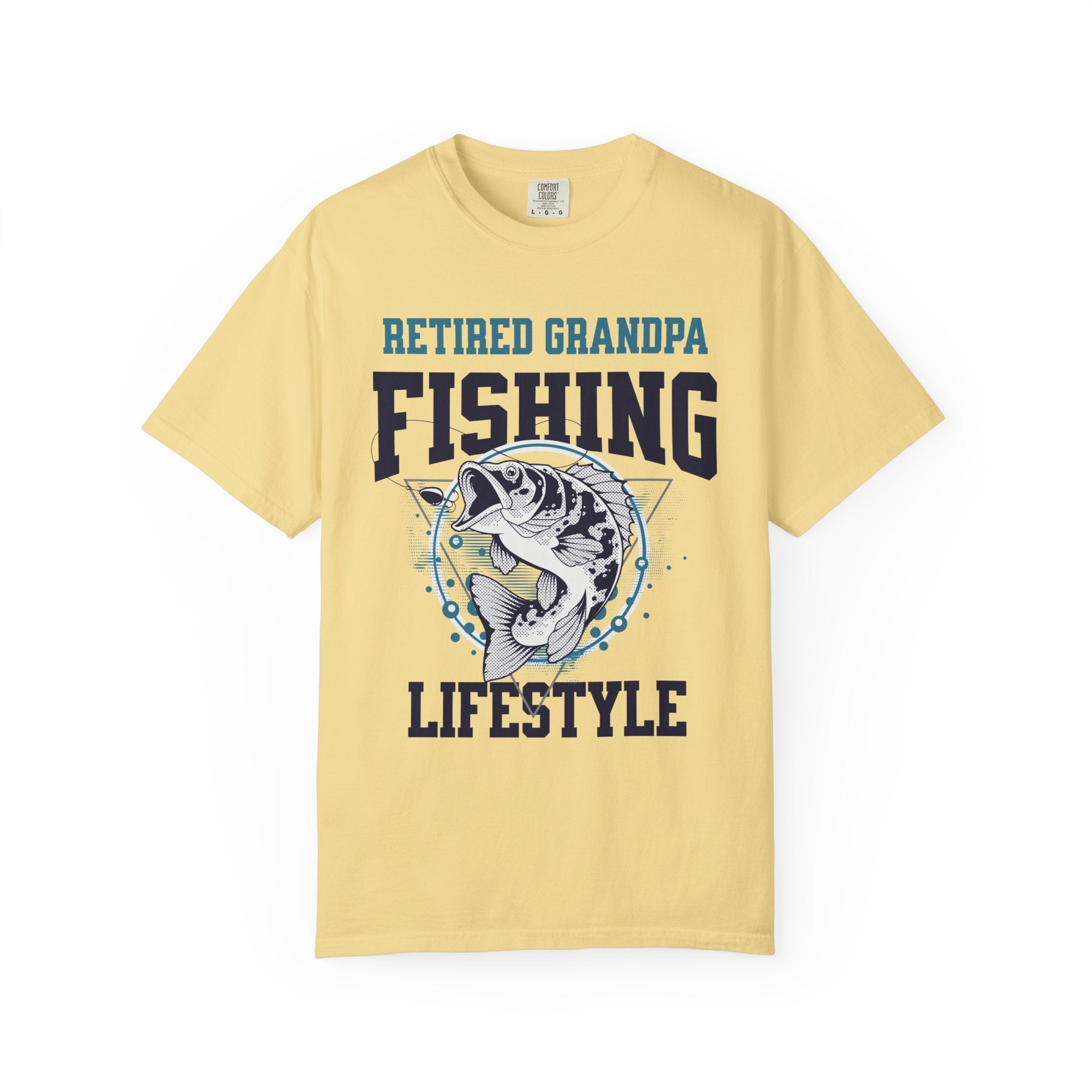 Retired Grandpa Fishing Lifestyle Shirt | Funny Bass Fishing T-Shirt | Retirement Gift for Grandpa