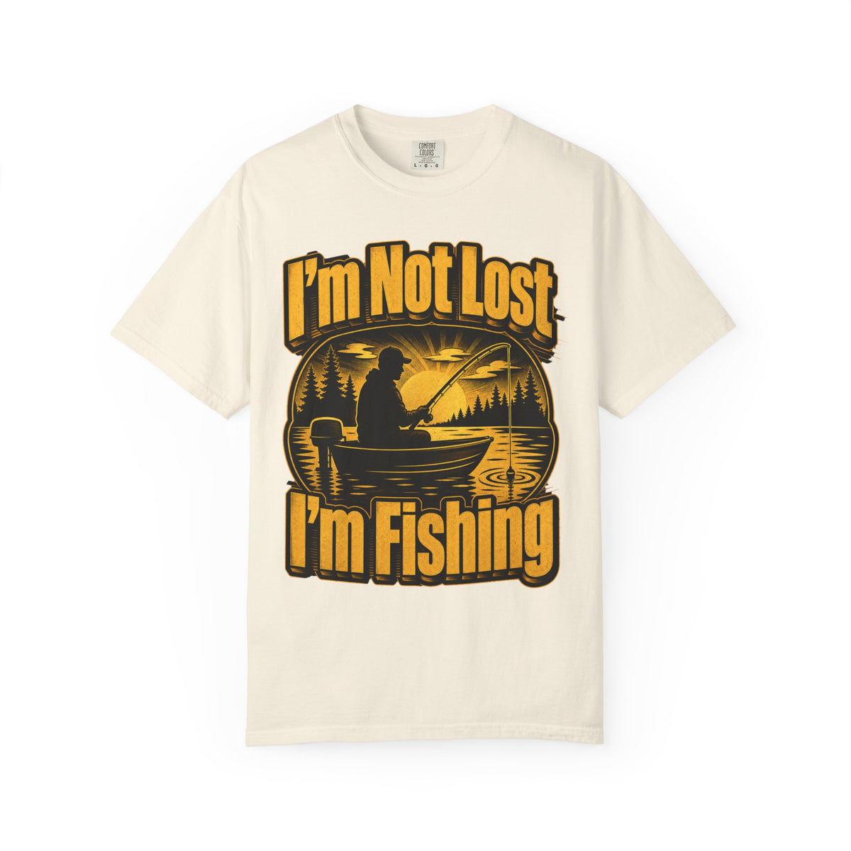 I'm Not Lost I'm Fishing Shirt – Funny Vintage Fisherman Lake T-Shirt