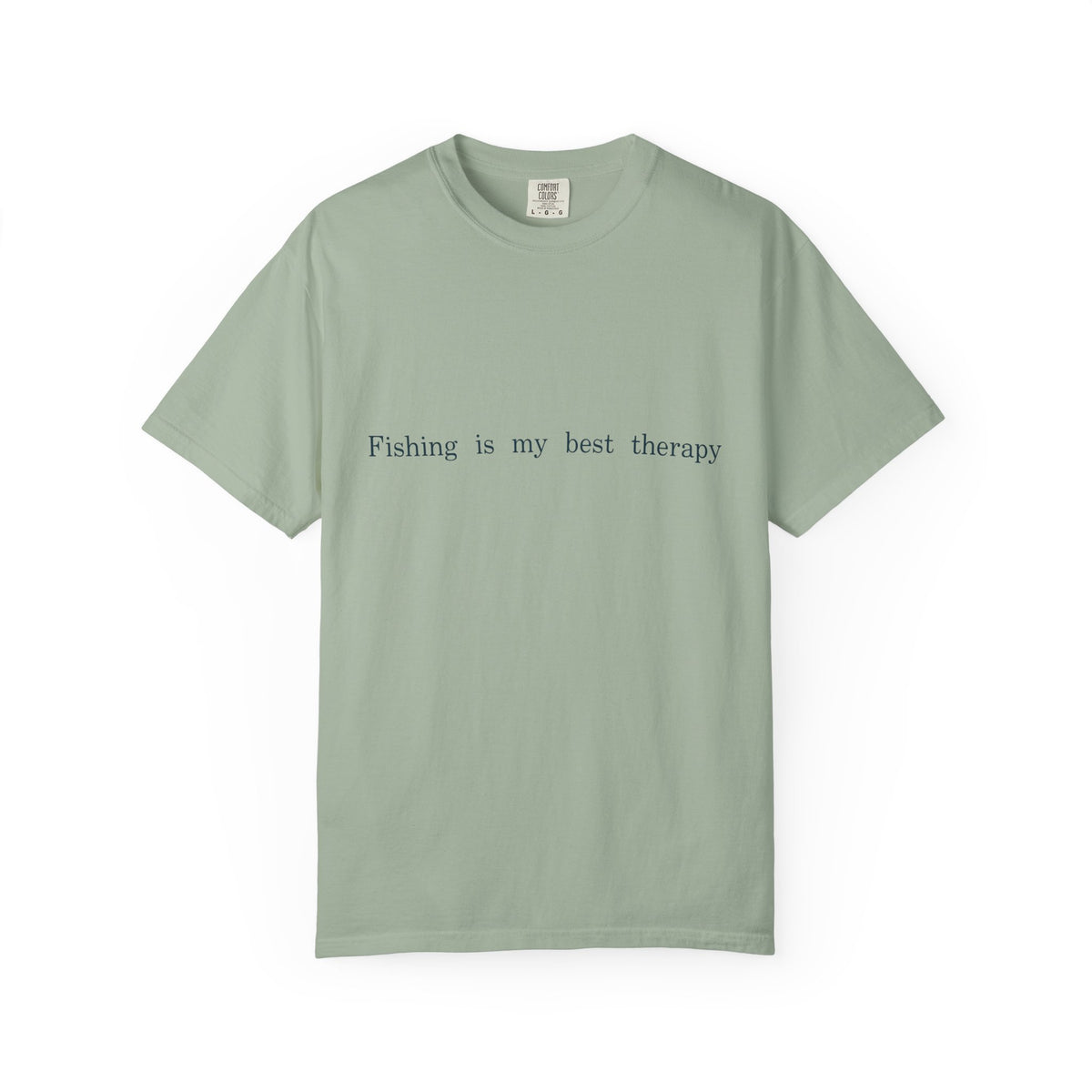 Fishing Is My Best Therapy Unisex T-Shirt, Minimalist Fishing Quote Tee, Angler Gift