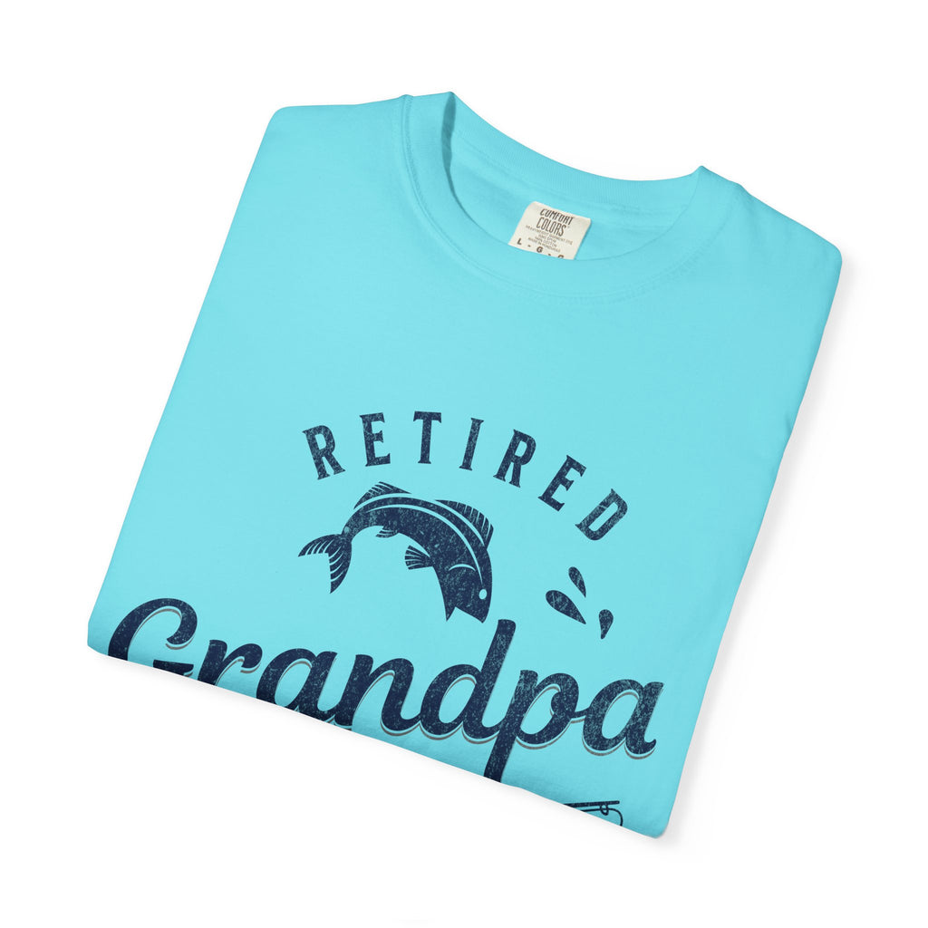 Retired Grandpa Fishing Club Shirt | Funny Retirement Fisherman T-Shirt | Grandpa Fishing Gift