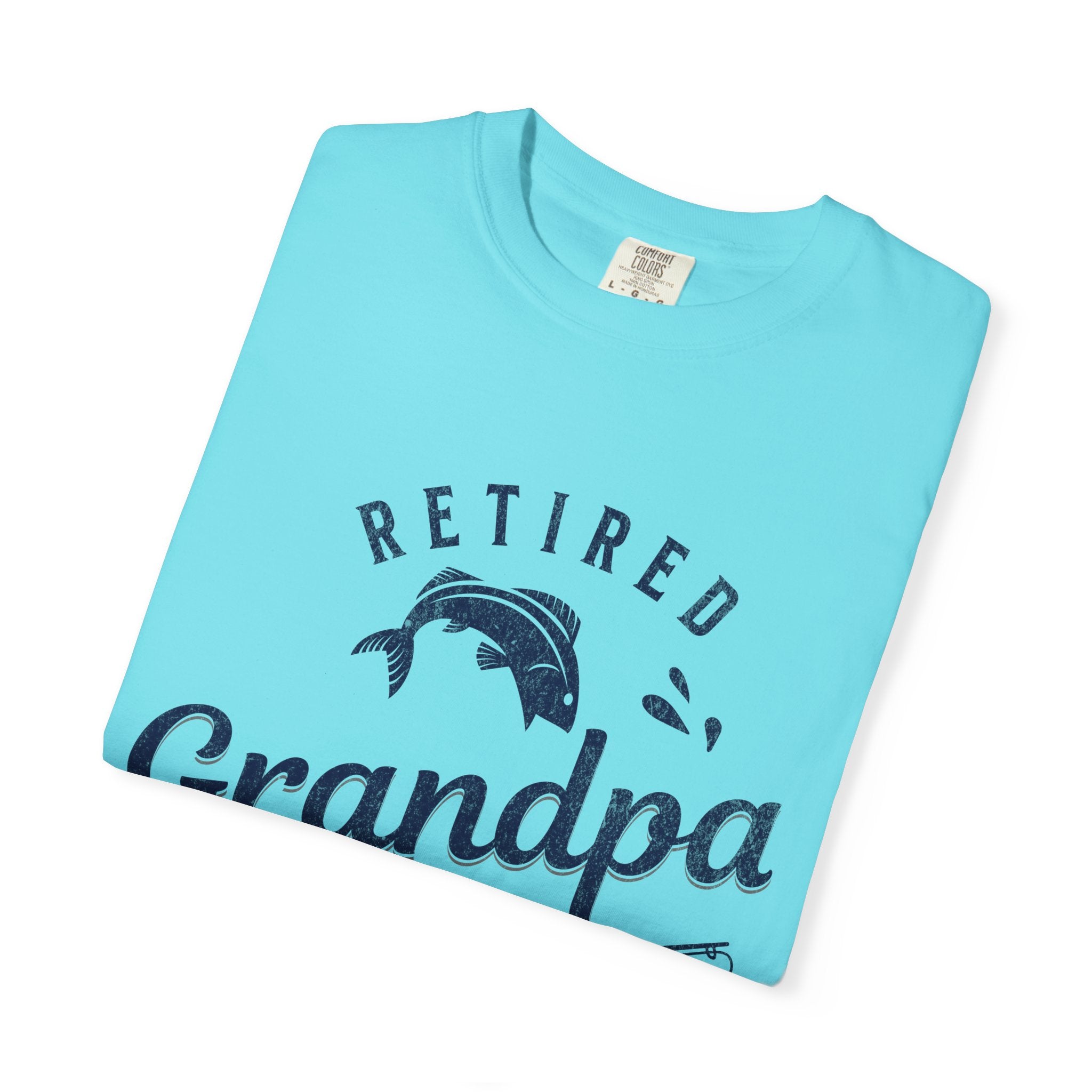 Retired Grandpa Fishing Club Shirt | Funny Retirement Fisherman T-Shirt | Grandpa Fishing Gift