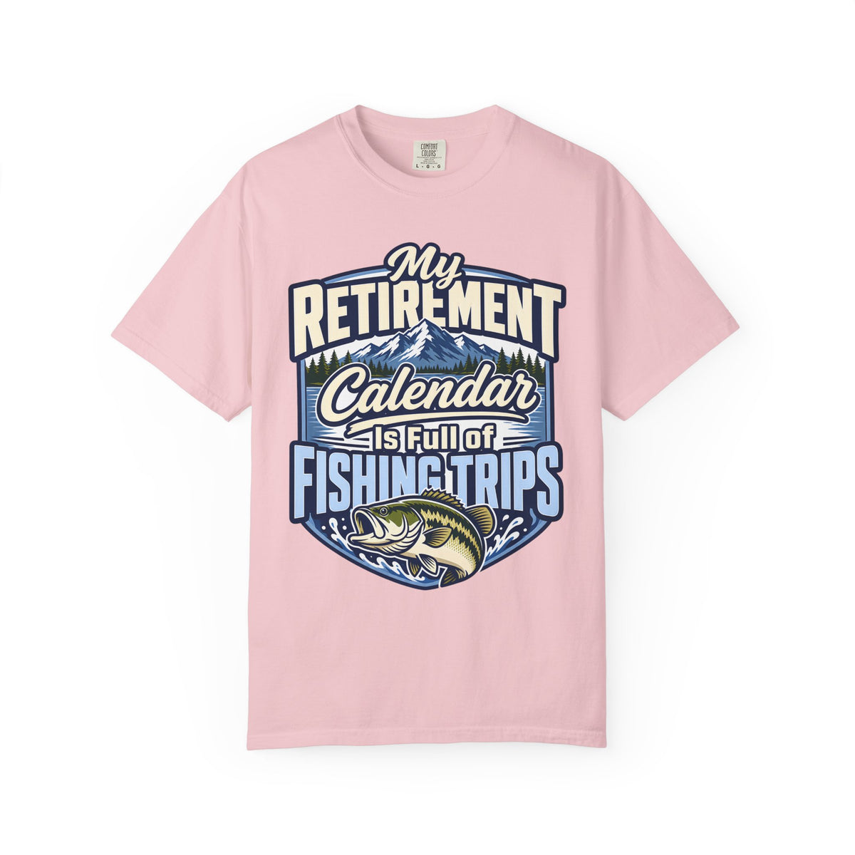 My Retirement Calendar Is Full of Fishing Trips Shirt | Retirement Fishing T-Shirt | Retired Fisherman Gift | Bass Fishing Tee | Retirement Gift for Dad Grandpa