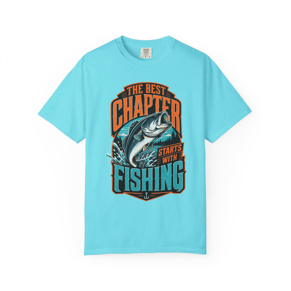 The Best Chapter Starts With Fishing T-Shirt | Vintage Fishing Shirt | Bass Fishing Gift | Angler Outdoor Tee