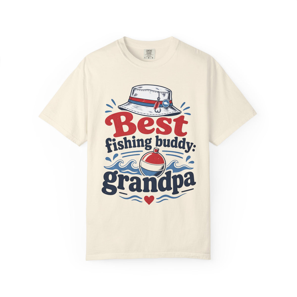 Best Fishing Buddy Grandpa Shirt | Fishing Grandpa Gift | Father's Day Fishing T-Shirt | Grandpa Fishing Tee | Retirement Gift for Grandpa
