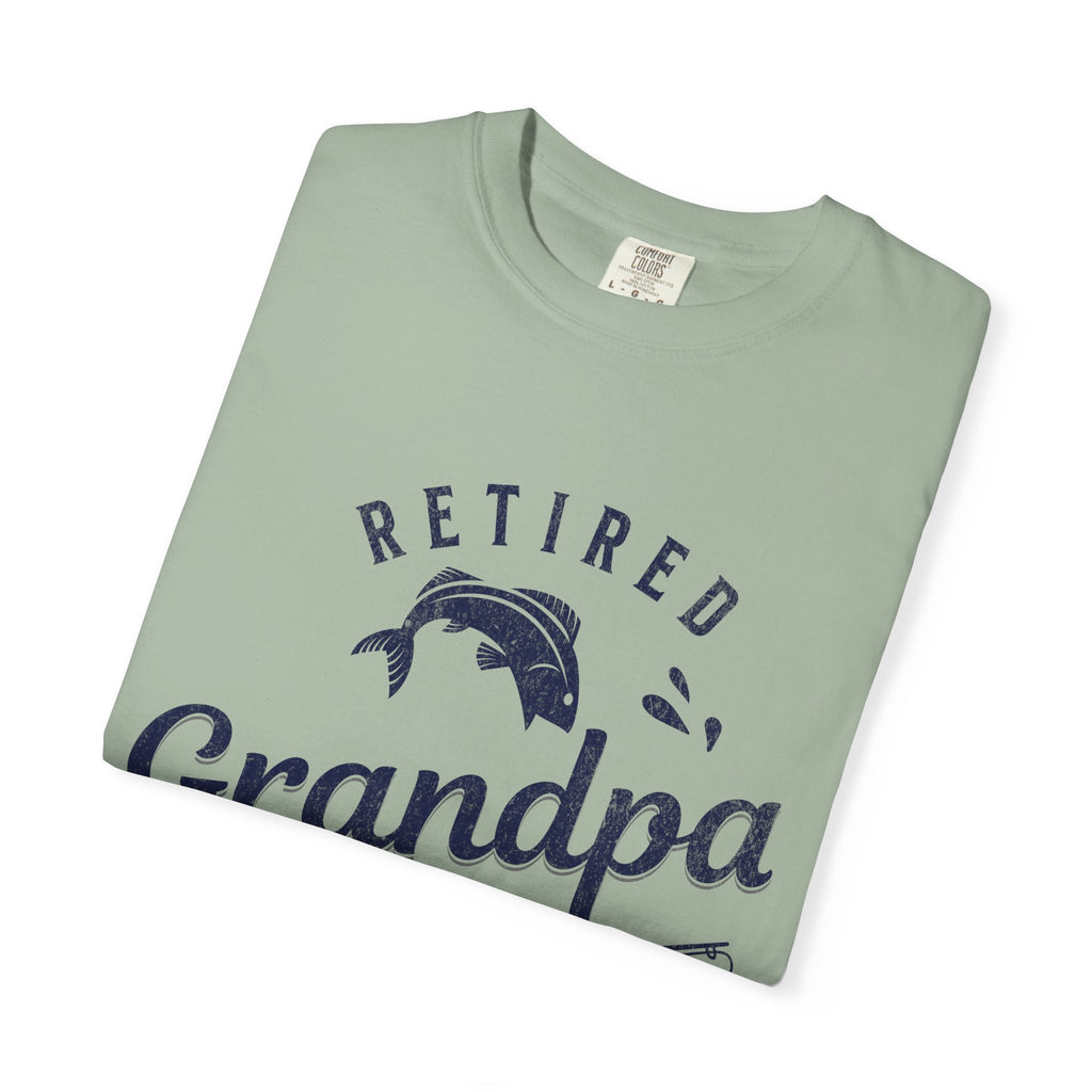Retired Grandpa Fishing Club Shirt | Funny Retirement Fisherman T-Shirt | Grandpa Fishing Gift