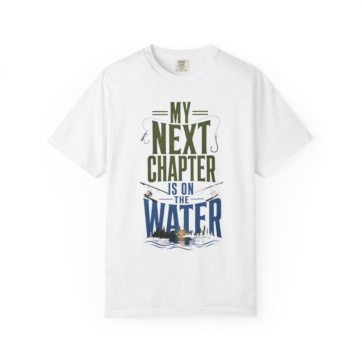 My Next Chapter Is On The Water Fishing Retirement T-Shirt | Unisex Fishing Shirt
