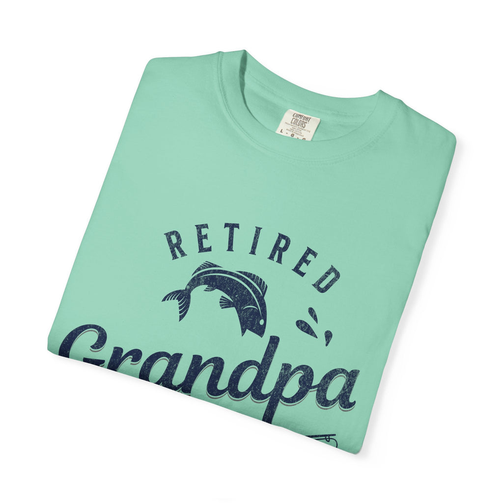 Retired Grandpa Fishing Club Shirt | Funny Retirement Fisherman T-Shirt | Grandpa Fishing Gift
