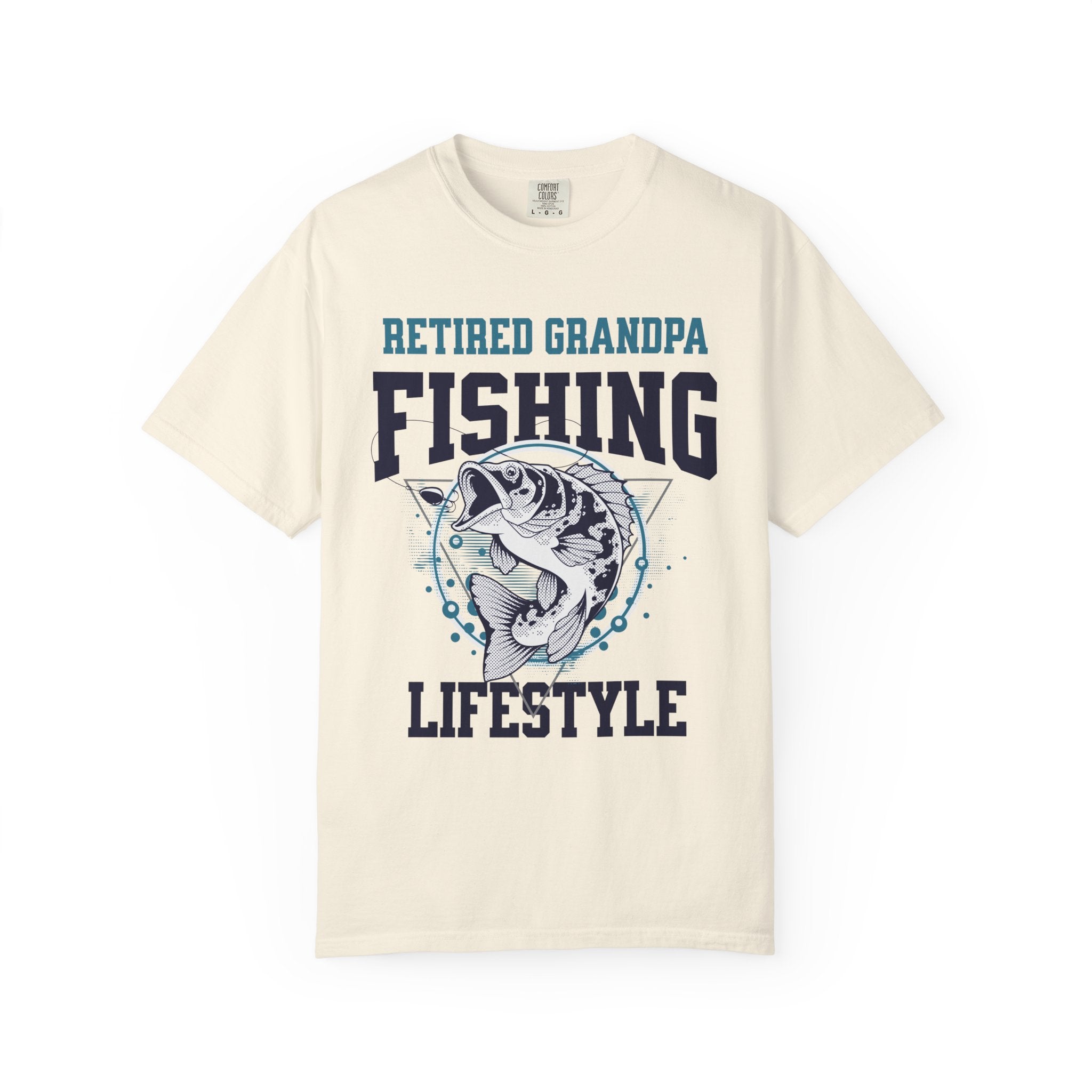Retired Grandpa Fishing Lifestyle Shirt | Funny Bass Fishing T-Shirt | Retirement Gift for Grandpa