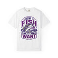 Now I Fish When I Want T-Shirt – Funny Fishing Shirt – Unisex Angler Tee