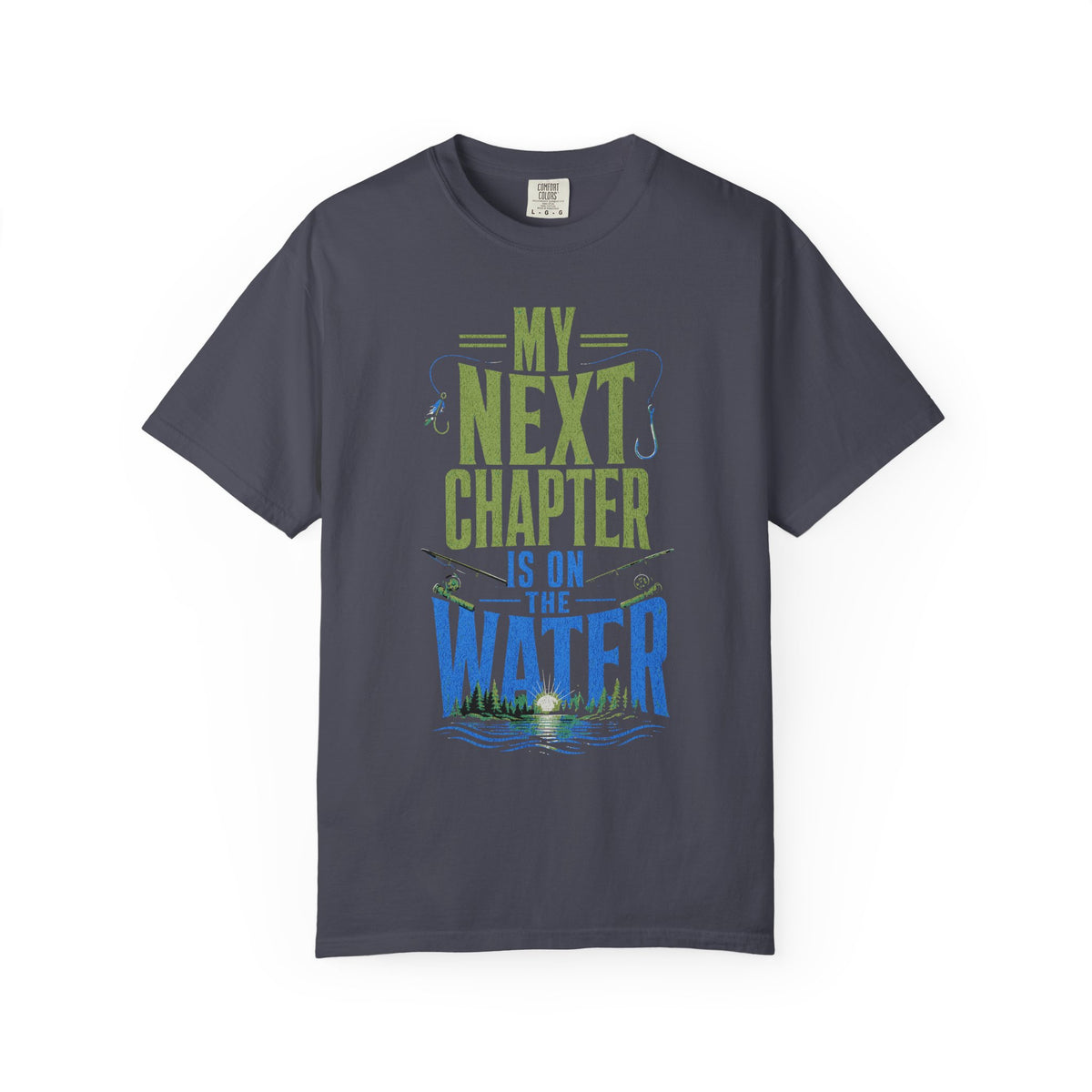 My Next Chapter Is On The Water Fishing Retirement T-Shirt | Unisex Fishing Shirt