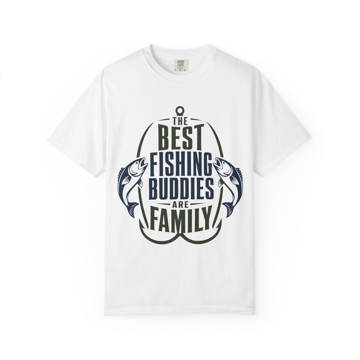 Best Fishing Buddies Are Family T-Shirt | Fishing Couple Shirt | Grandpa Grandma Fishing Gift | Family Fishing Tee | Unisex