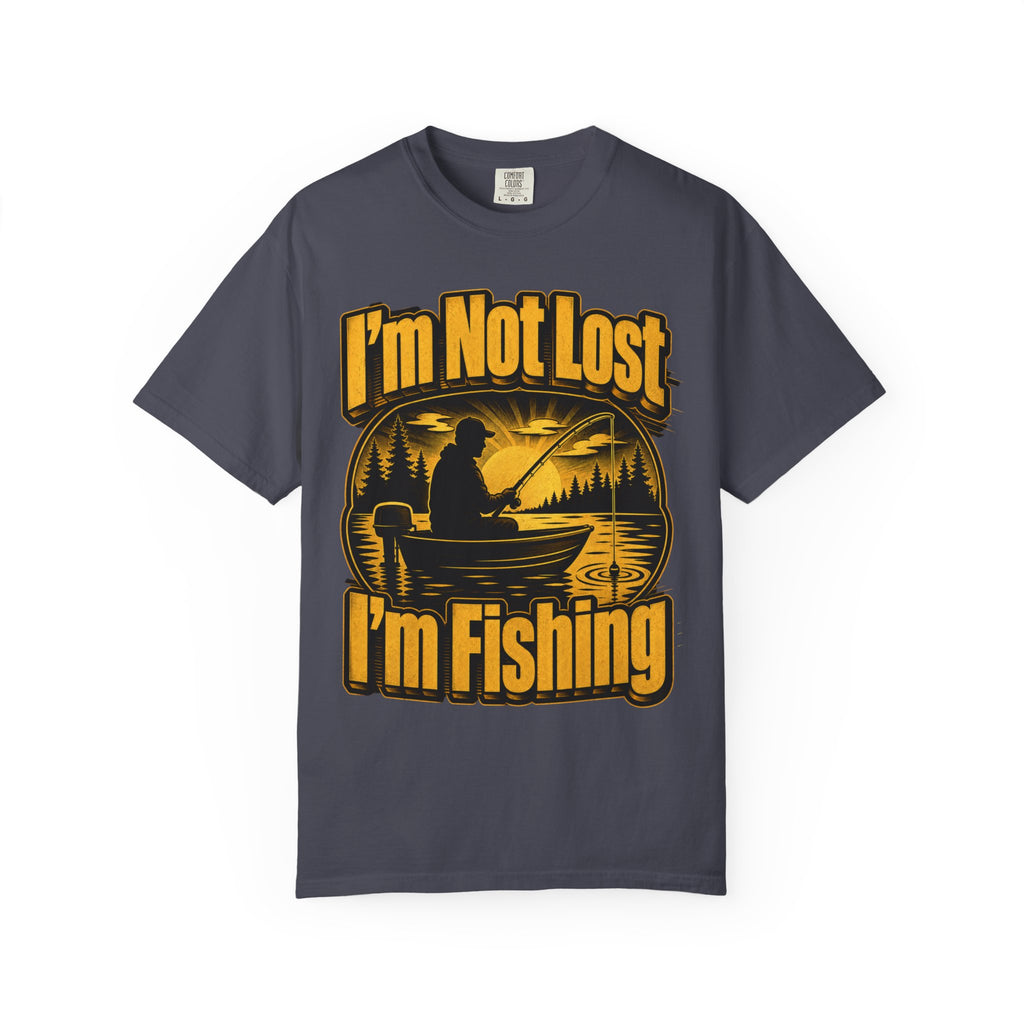 I'm Not Lost I'm Fishing Shirt – Funny Vintage Fisherman Lake T-Shirt