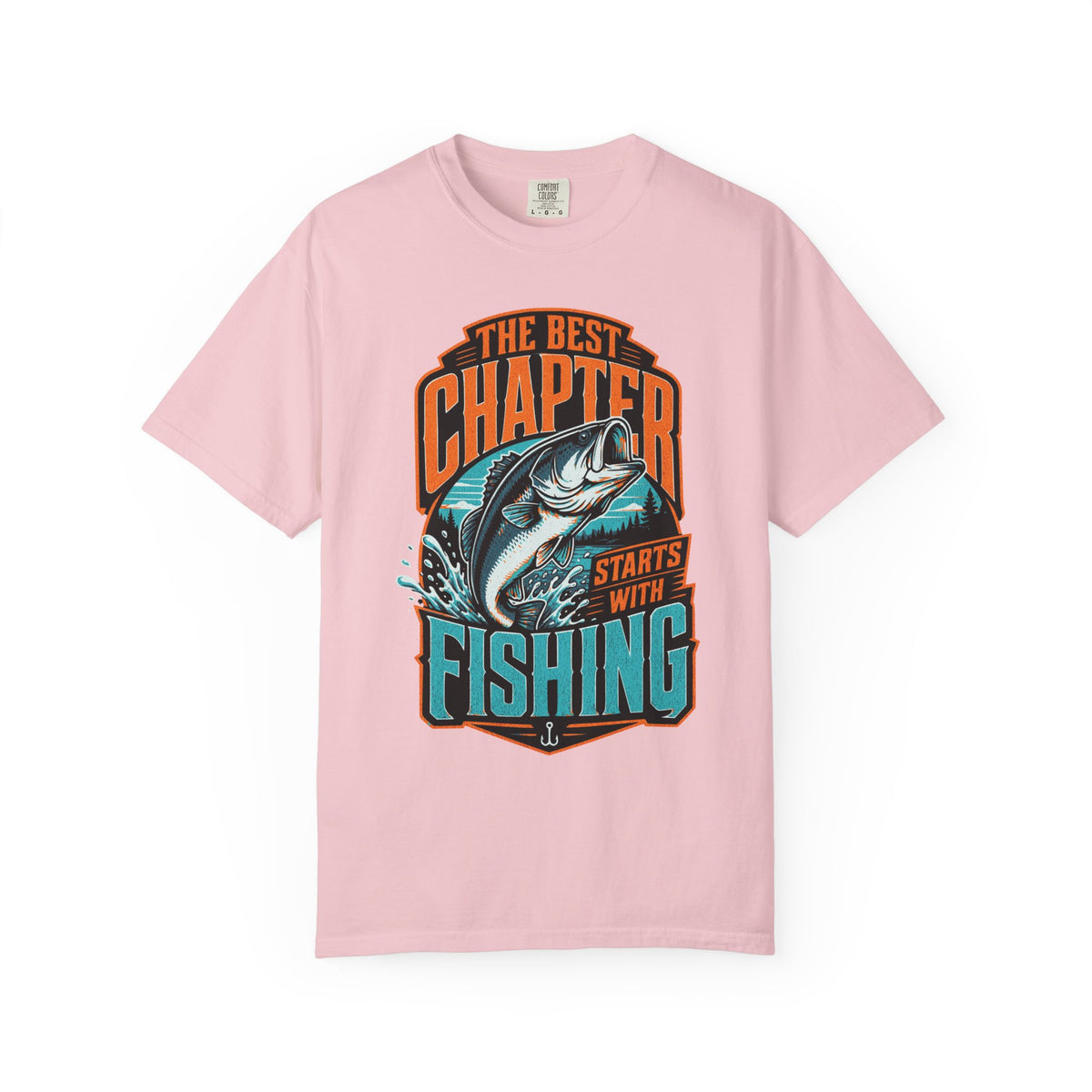 The Best Chapter Starts With Fishing T-Shirt | Vintage Fishing Shirt | Bass Fishing Gift | Angler Outdoor Tee