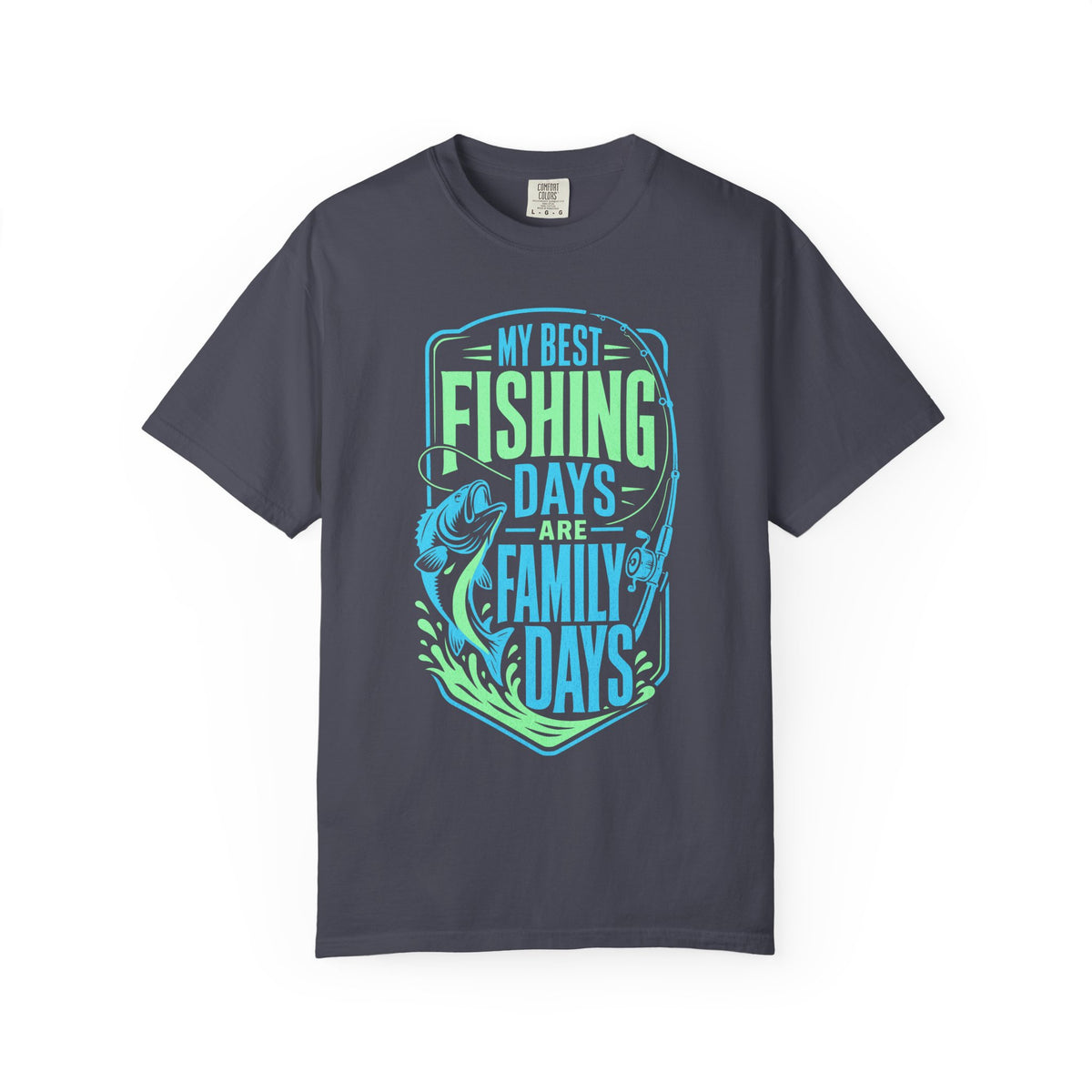 My Best Fishing Days Are Family Days T-Shirt | Family Fishing Gift for Grandpa Grandma Mom Dad