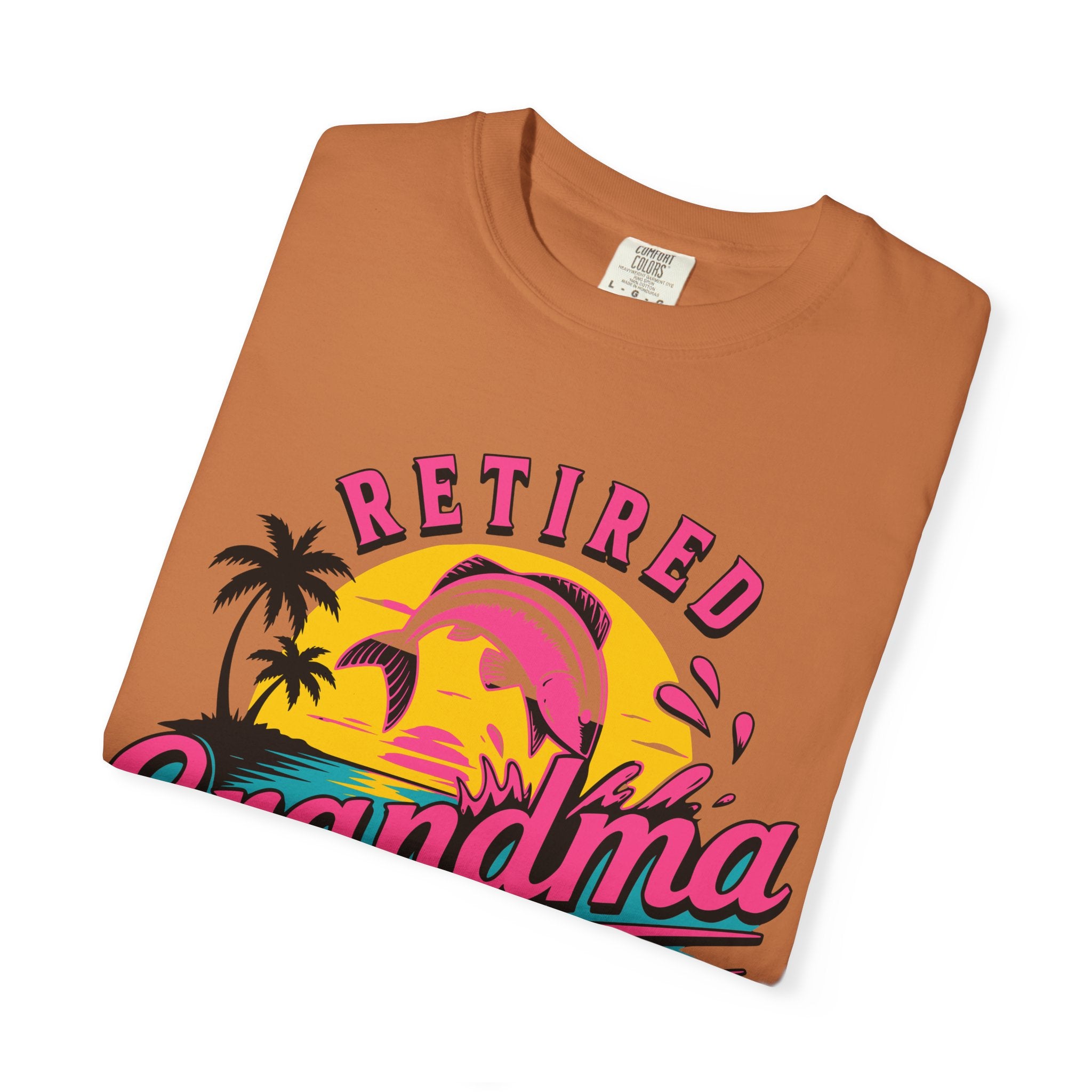 Retired Grandma Fishing Club Shirt | Funny Women's Retirement Fishing T-Shirt | Grandma Fishing Gift