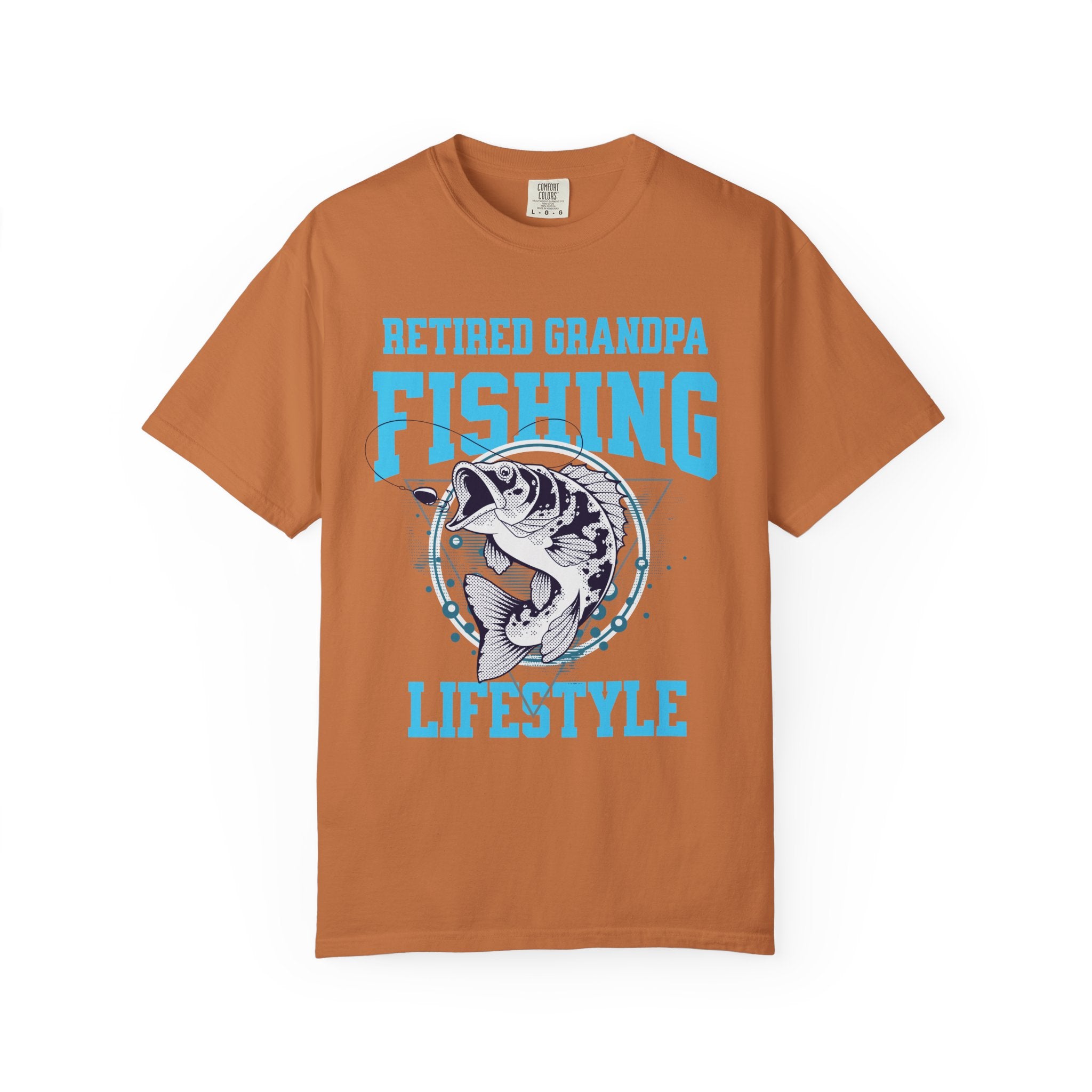 Retired Grandpa Fishing Lifestyle Shirt | Funny Bass Fishing T-Shirt | Retirement Gift for Grandpa