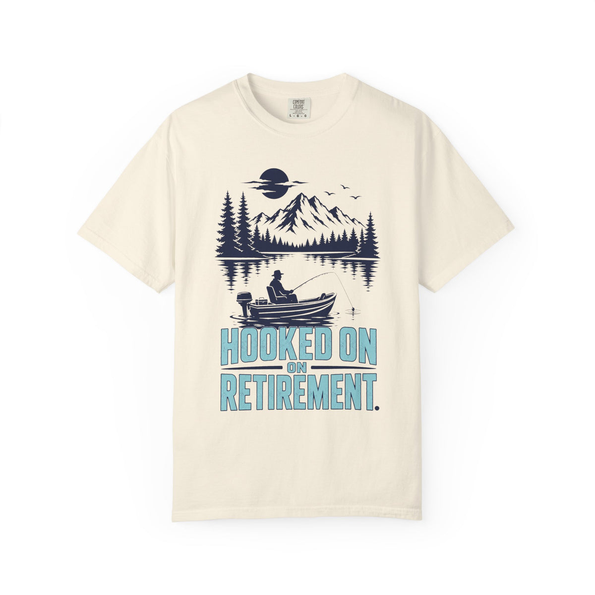 Hooked On Retirement Fishing Shirt | Funny Retirement Gift for Grandpa Grandma | Retired Fisherman T-Shirt | Lake Life Fishing Tee