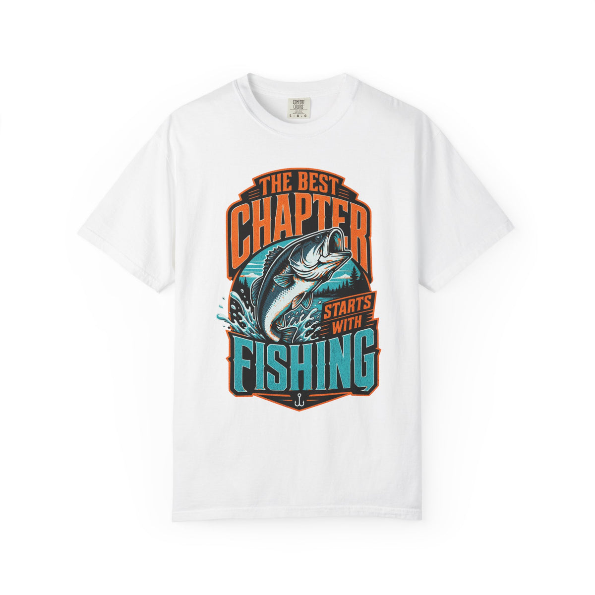 The Best Chapter Starts With Fishing T-Shirt | Vintage Fishing Shirt | Bass Fishing Gift | Angler Outdoor Tee
