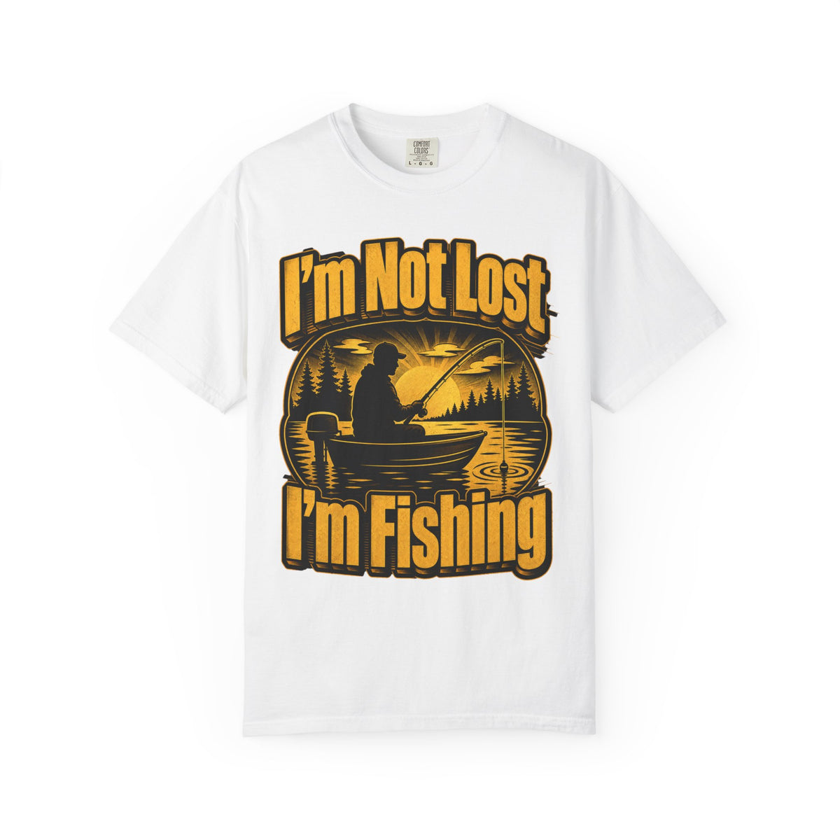 I'm Not Lost I'm Fishing Shirt – Funny Vintage Fisherman Lake T-Shirt