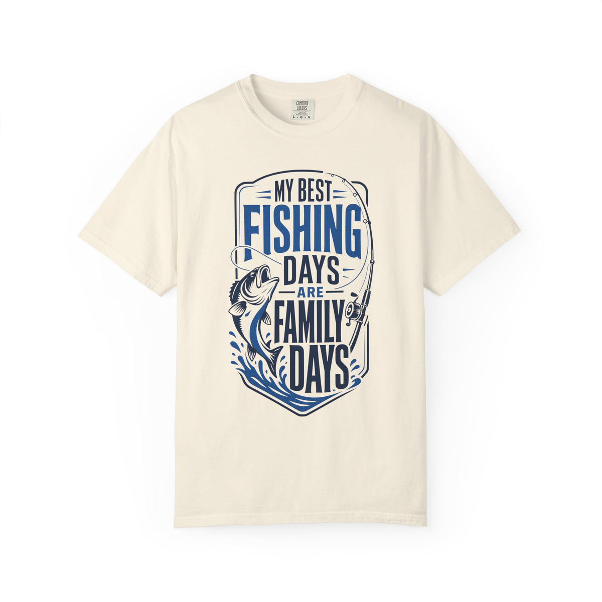 My Best Fishing Days Are Family Days T-Shirt | Family Fishing Gift for Grandpa Grandma Mom Dad