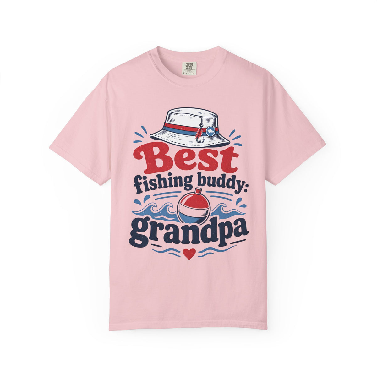 Best Fishing Buddy Grandpa Shirt | Fishing Grandpa Gift | Father's Day Fishing T-Shirt | Grandpa Fishing Tee | Retirement Gift for Grandpa