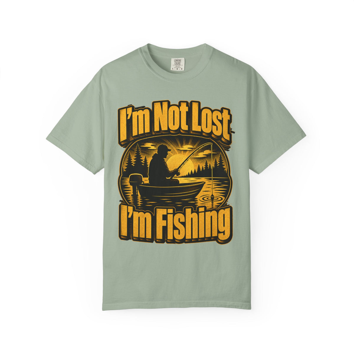 I'm Not Lost I'm Fishing Shirt – Funny Vintage Fisherman Lake T-Shirt