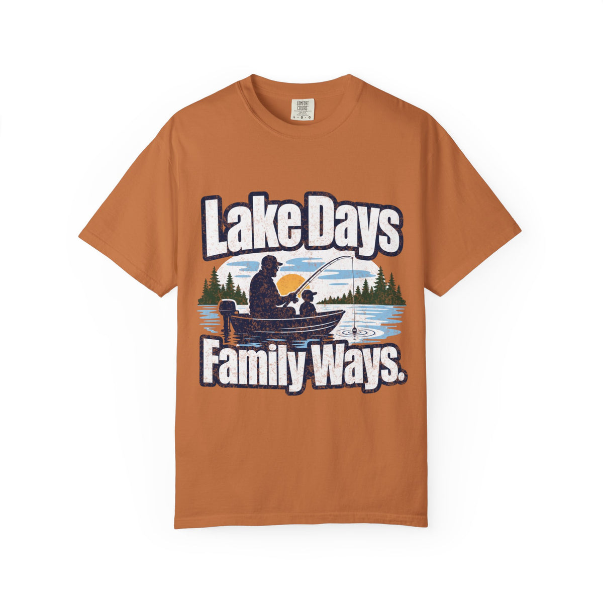 Lake Days Family Ways Fishing Shirt – Family Fishing T-Shirt, Lake Life Gift, Outdoor Adventure Tee