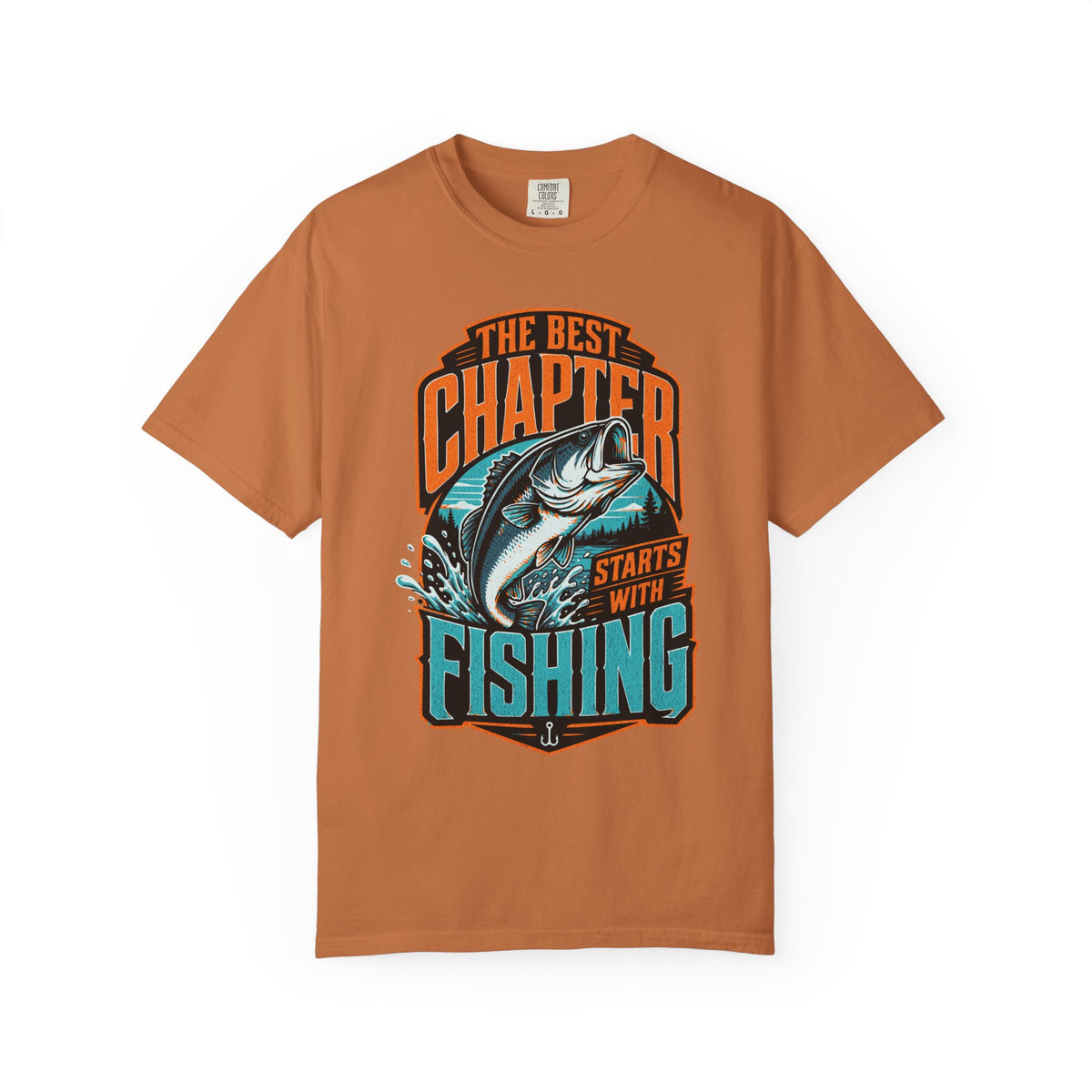 The Best Chapter Starts With Fishing T-Shirt | Vintage Fishing Shirt | Bass Fishing Gift | Angler Outdoor Tee