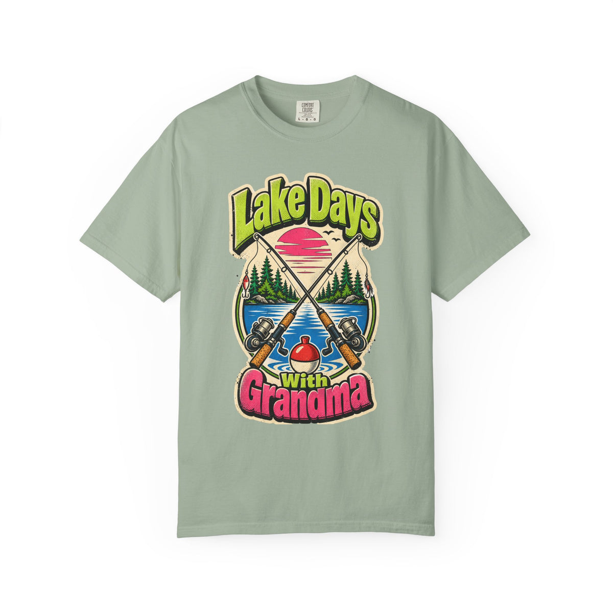 Lake Days With Grandma Fishing Shirt – Grandma Fishing Gift, Lake Life T-Shirt, Fishing Grandma Gift