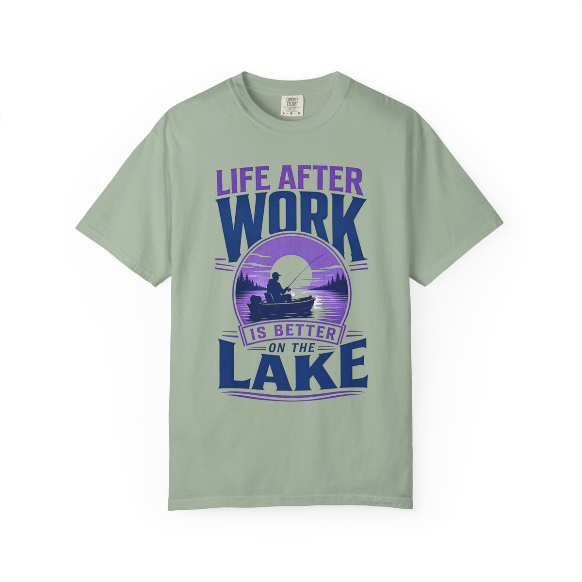 Life After Work Is Better on the Lake Fishing Retirement T-Shirt