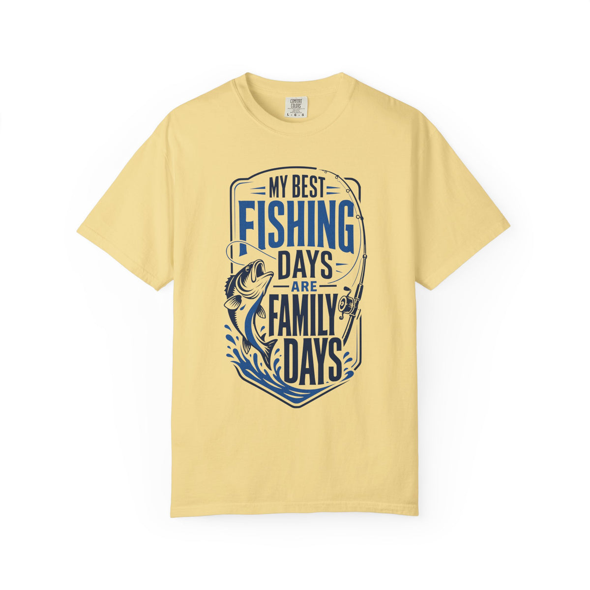 My Best Fishing Days Are Family Days T-Shirt | Family Fishing Gift for Grandpa Grandma Mom Dad