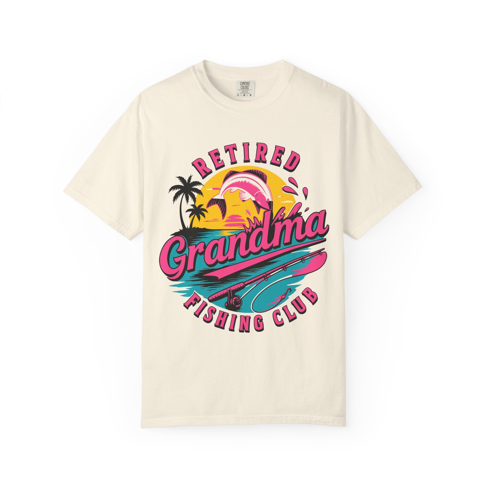 Retired Grandma Fishing Club Shirt | Funny Women's Retirement Fishing T-Shirt | Grandma Fishing Gift
