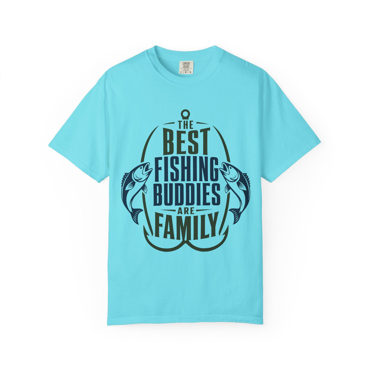 Best Fishing Buddies Are Family T-Shirt | Fishing Couple Shirt | Grandpa Grandma Fishing Gift | Family Fishing Tee | Unisex