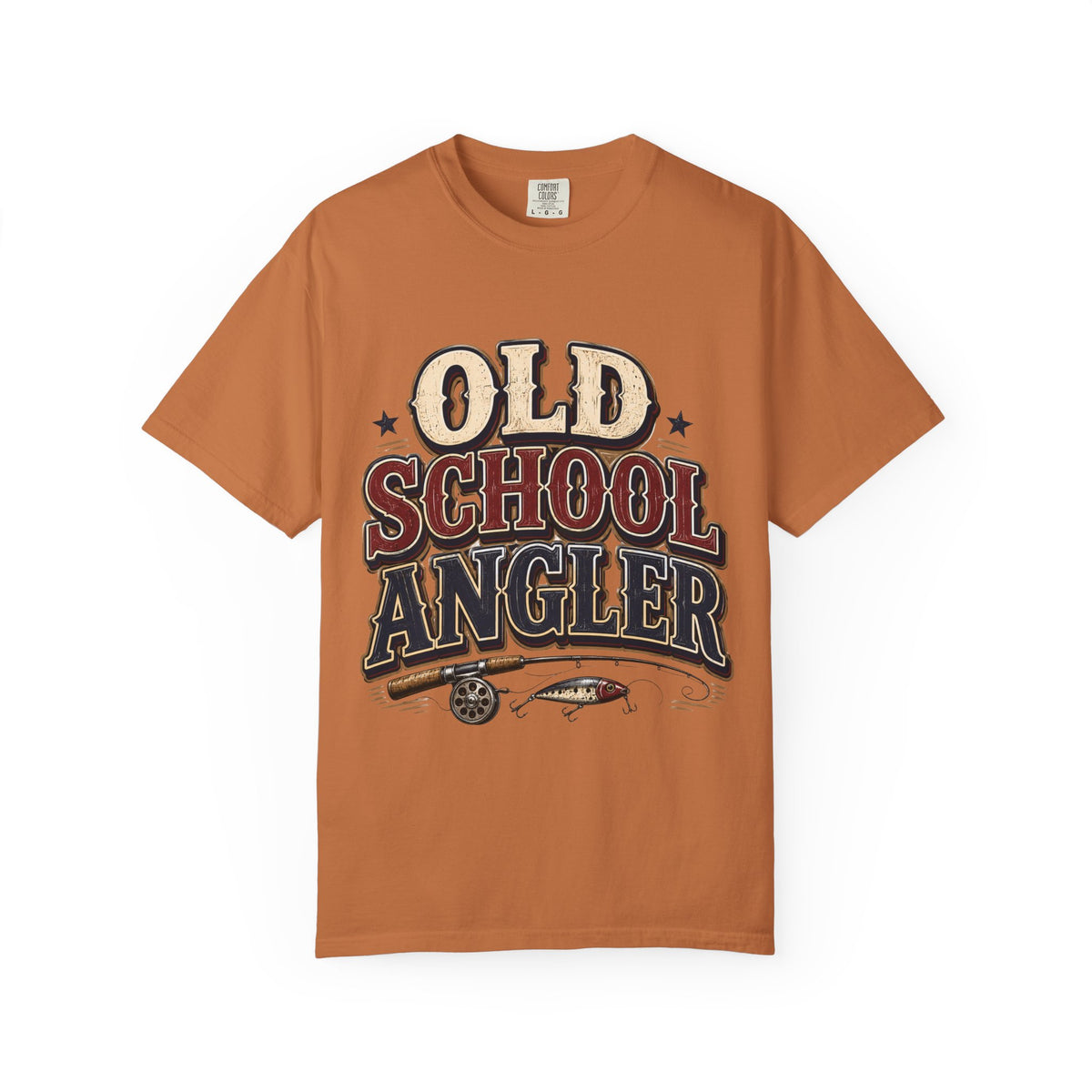 Old School Angler Fishing T-Shirt | Vintage Fishing Shirt for Men & Women | Retro Fisherman Gift