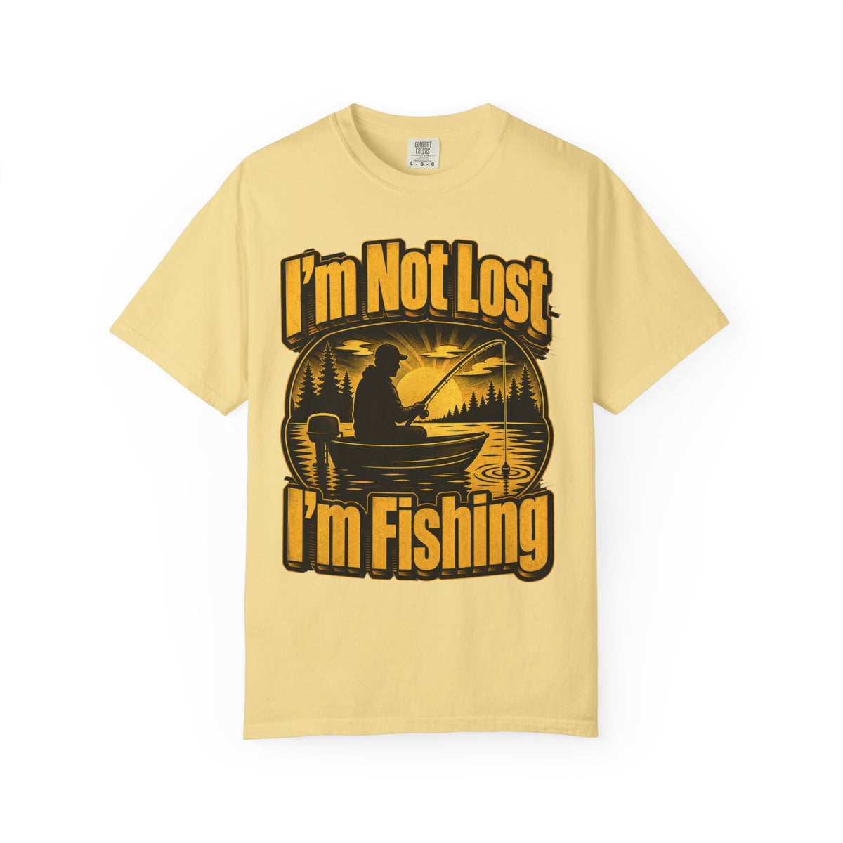 I'm Not Lost I'm Fishing Shirt – Funny Vintage Fisherman Lake T-Shirt