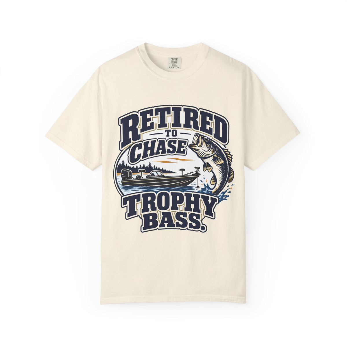 Retired to Chase Trophy Bass Shirt, Retirement Fishing Gift, Bass Fishing T-Shirt, Grandpa Fishing Tee, Grandma Fishing Shirt, Retired Fisherman Gift, Unisex Lake Life Tee