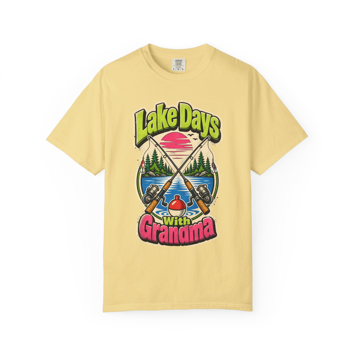 Lake Days With Grandma Fishing Shirt – Grandma Fishing Gift, Lake Life T-Shirt, Fishing Grandma Gift
