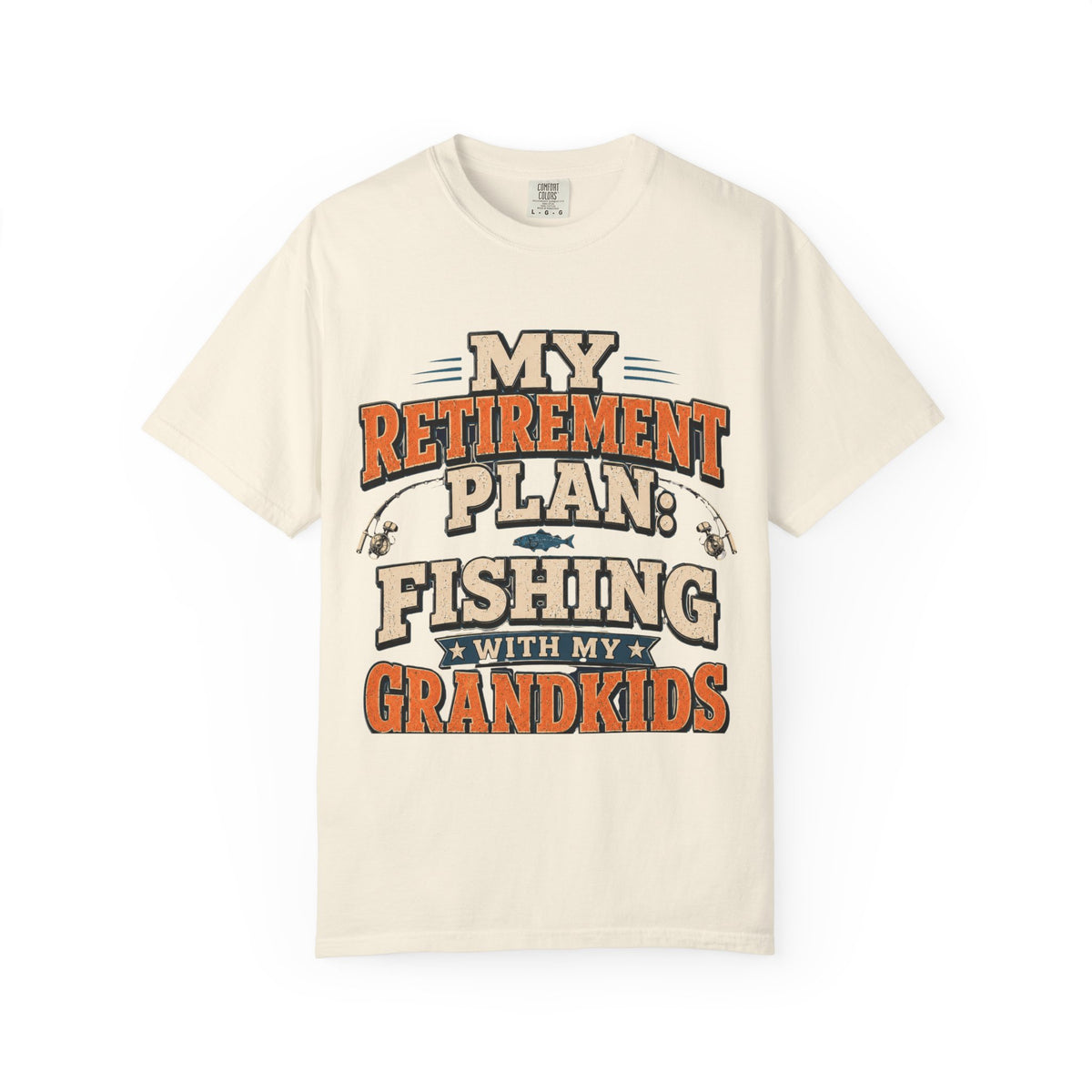 My Retirement Plan Fishing With My Grandkids T-Shirt | Retirement Fishing Shirt for Grandpa
