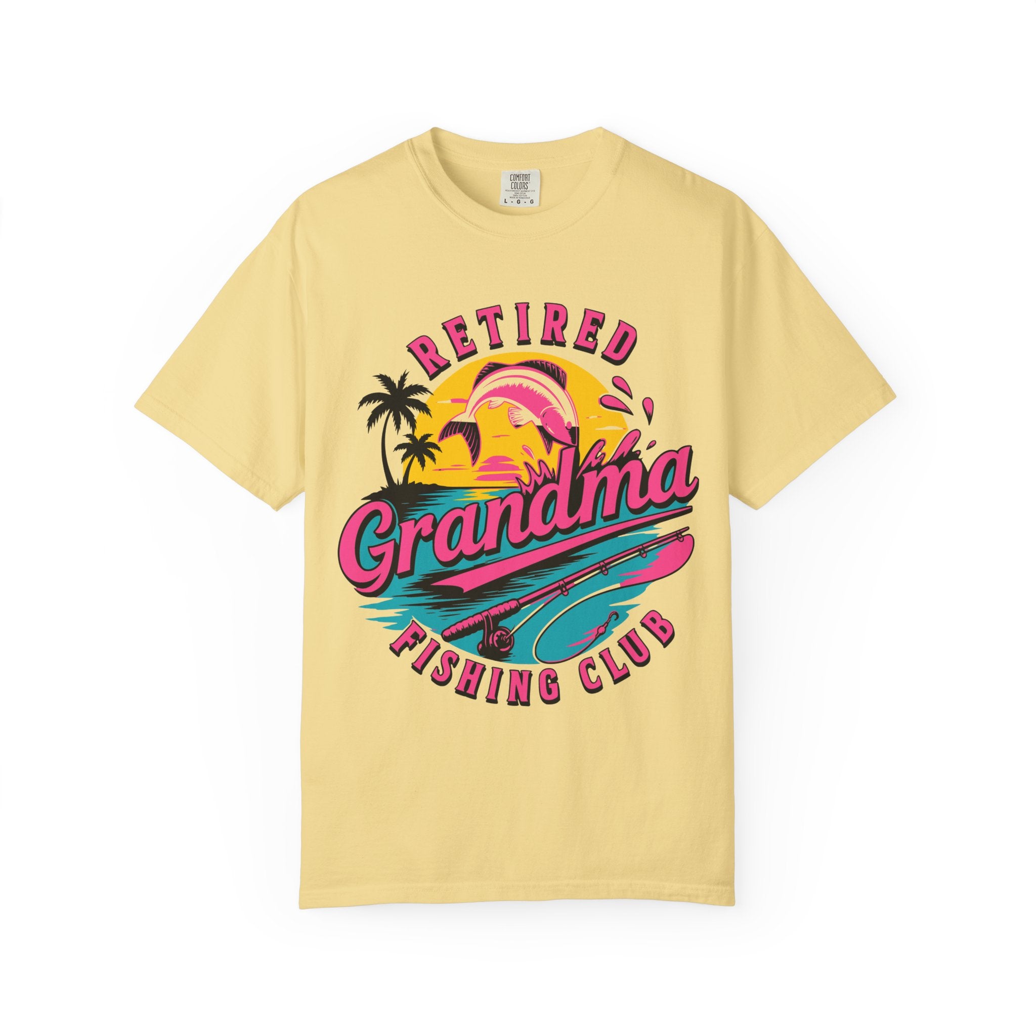 Retired Grandma Fishing Club Shirt | Funny Women's Retirement Fishing T-Shirt | Grandma Fishing Gift