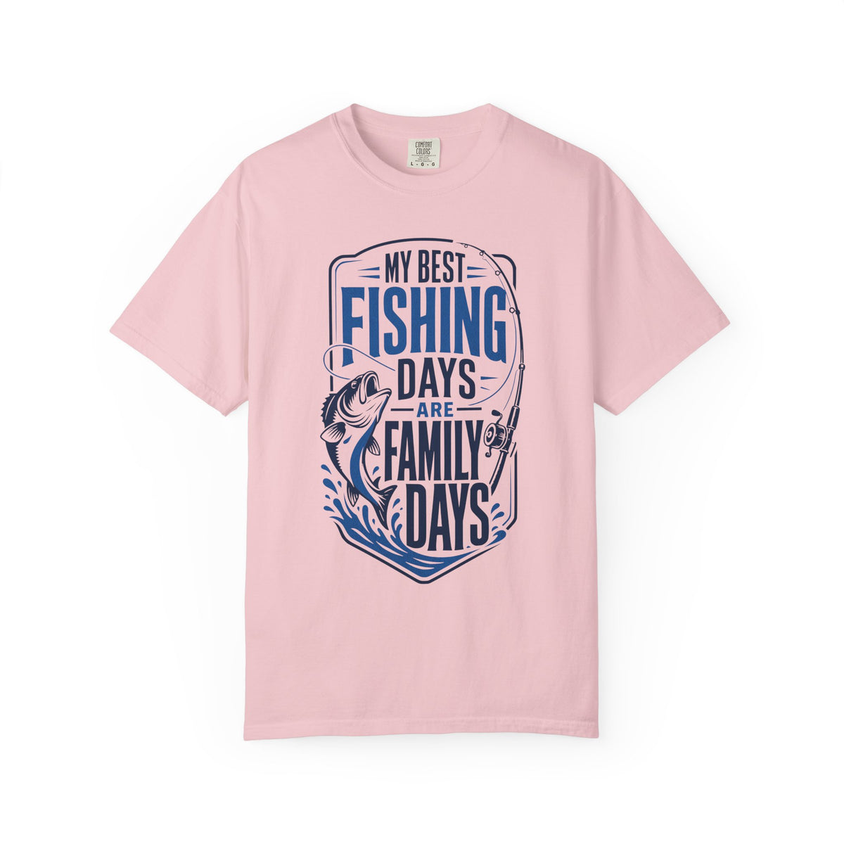 My Best Fishing Days Are Family Days T-Shirt | Family Fishing Gift for Grandpa Grandma Mom Dad