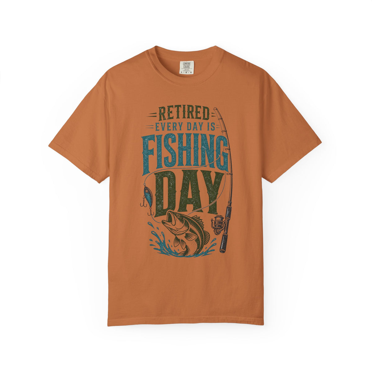Retired Every Day Is Fishing Day Shirt | Retirement Fishing T-Shirt | Retired Fisherman Gift | Bass Fishing Tee | Retirement Gift for Dad Grandpa