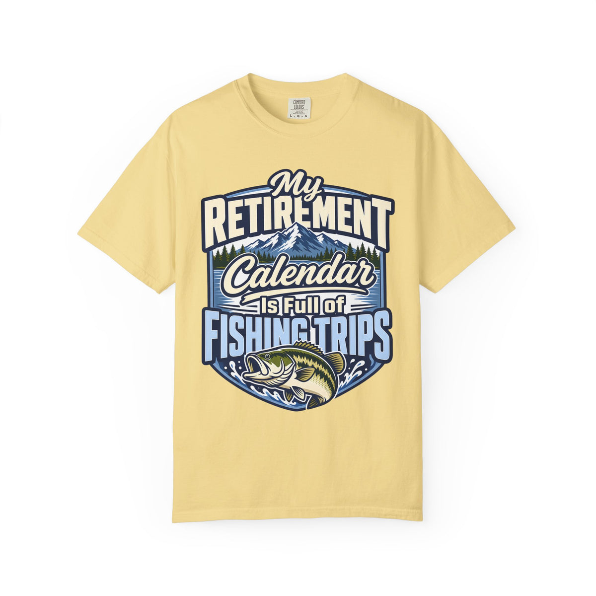 My Retirement Calendar Is Full of Fishing Trips Shirt | Retirement Fishing T-Shirt | Retired Fisherman Gift | Bass Fishing Tee | Retirement Gift for Dad Grandpa