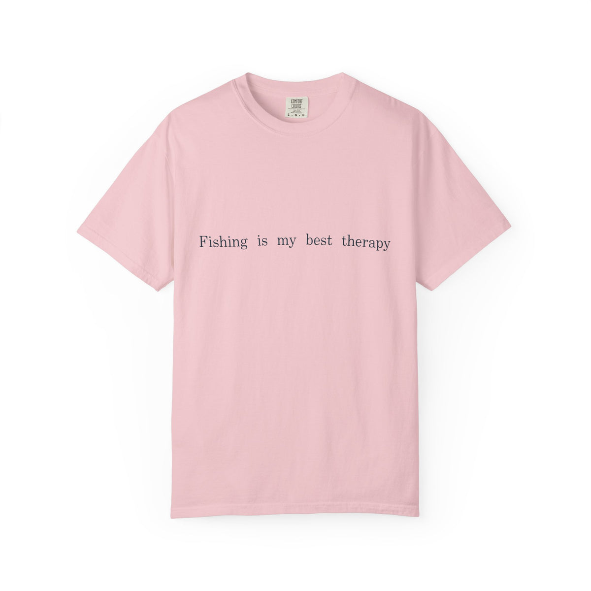 Fishing Is My Best Therapy Unisex T-Shirt, Minimalist Fishing Quote Tee, Angler Gift