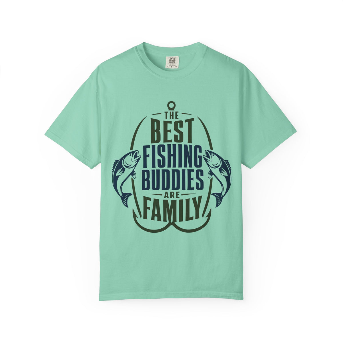 Best Fishing Buddies Are Family T-Shirt | Fishing Couple Shirt | Grandpa Grandma Fishing Gift | Family Fishing Tee | Unisex