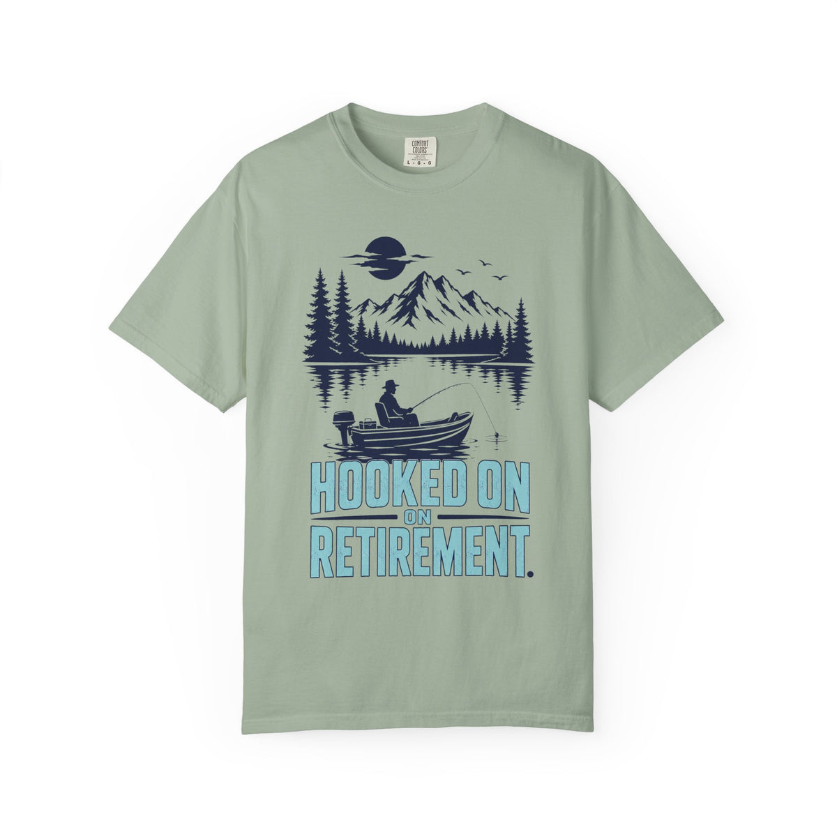 Hooked On Retirement Fishing Shirt | Funny Retirement Gift for Grandpa Grandma | Retired Fisherman T-Shirt | Lake Life Fishing Tee