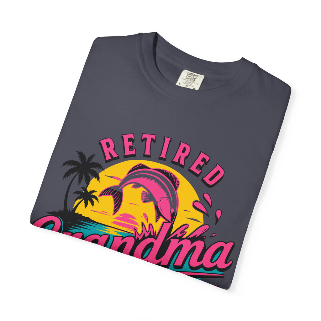 Retired Grandma Fishing Club Shirt | Funny Women's Retirement Fishing T-Shirt | Grandma Fishing Gift