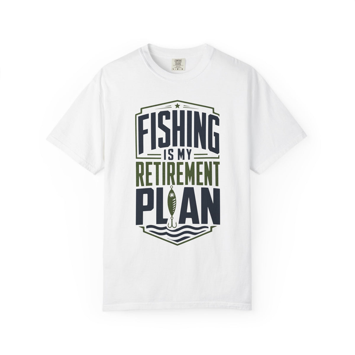 Fishing Is My Retirement Plan T-Shirt | Funny Retirement Fishing Shirt | Angler Retirement Gift