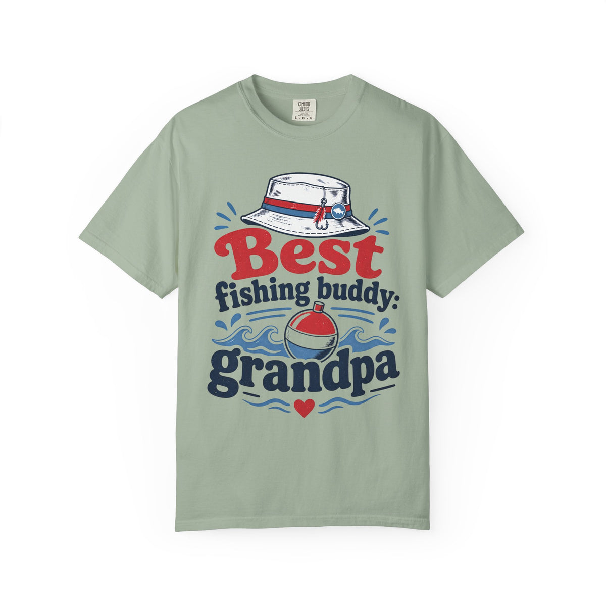 Best Fishing Buddy Grandpa Shirt | Fishing Grandpa Gift | Father's Day Fishing T-Shirt | Grandpa Fishing Tee | Retirement Gift for Grandpa