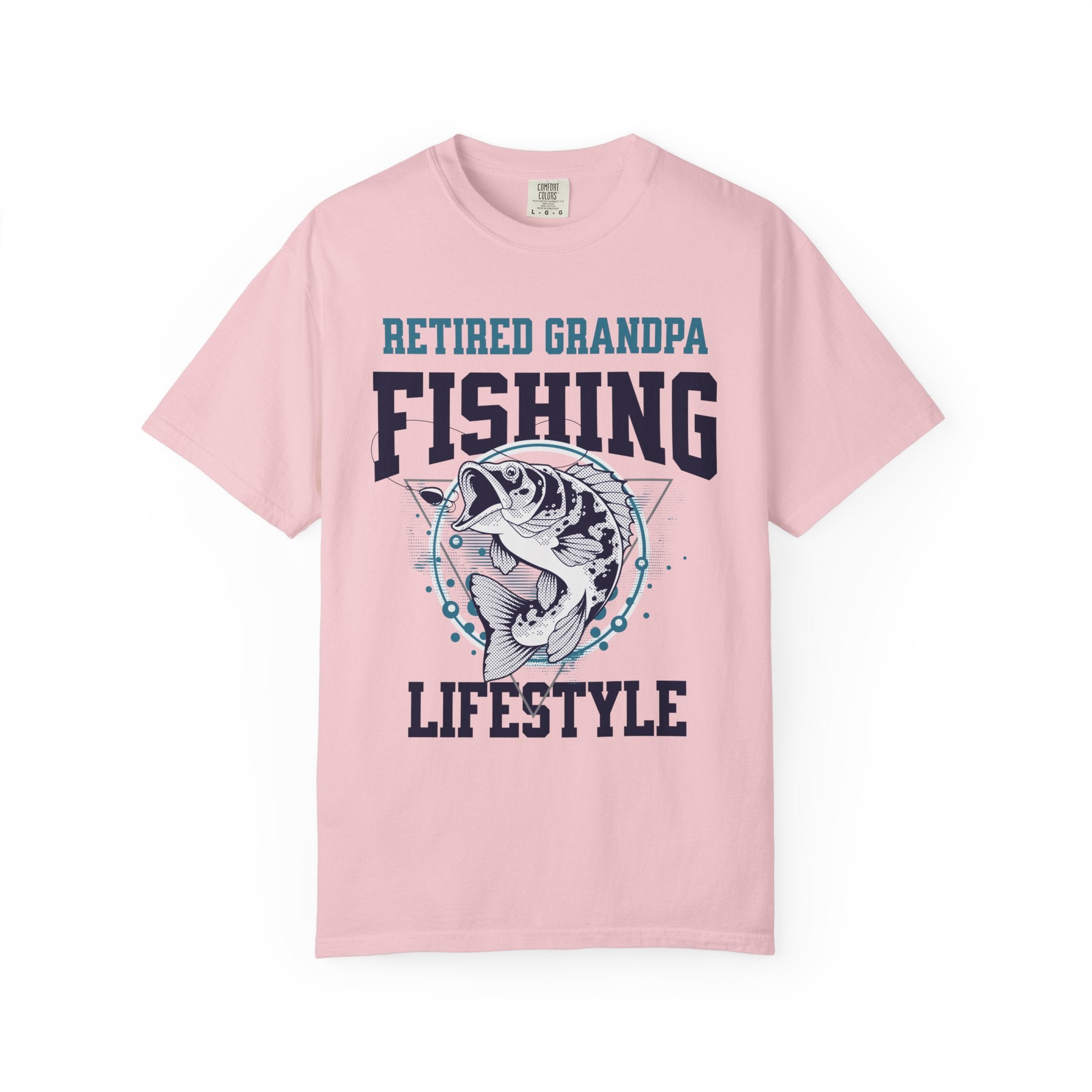 Retired Grandpa Fishing Lifestyle Shirt | Funny Bass Fishing T-Shirt | Retirement Gift for Grandpa